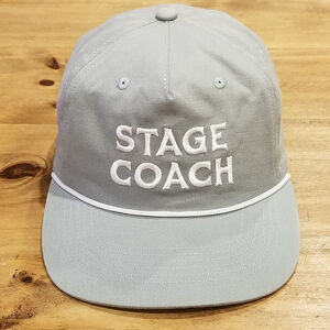 StageCoach Music Festival Hat Cap snapback Gray Rope One Size Country Music Ca
